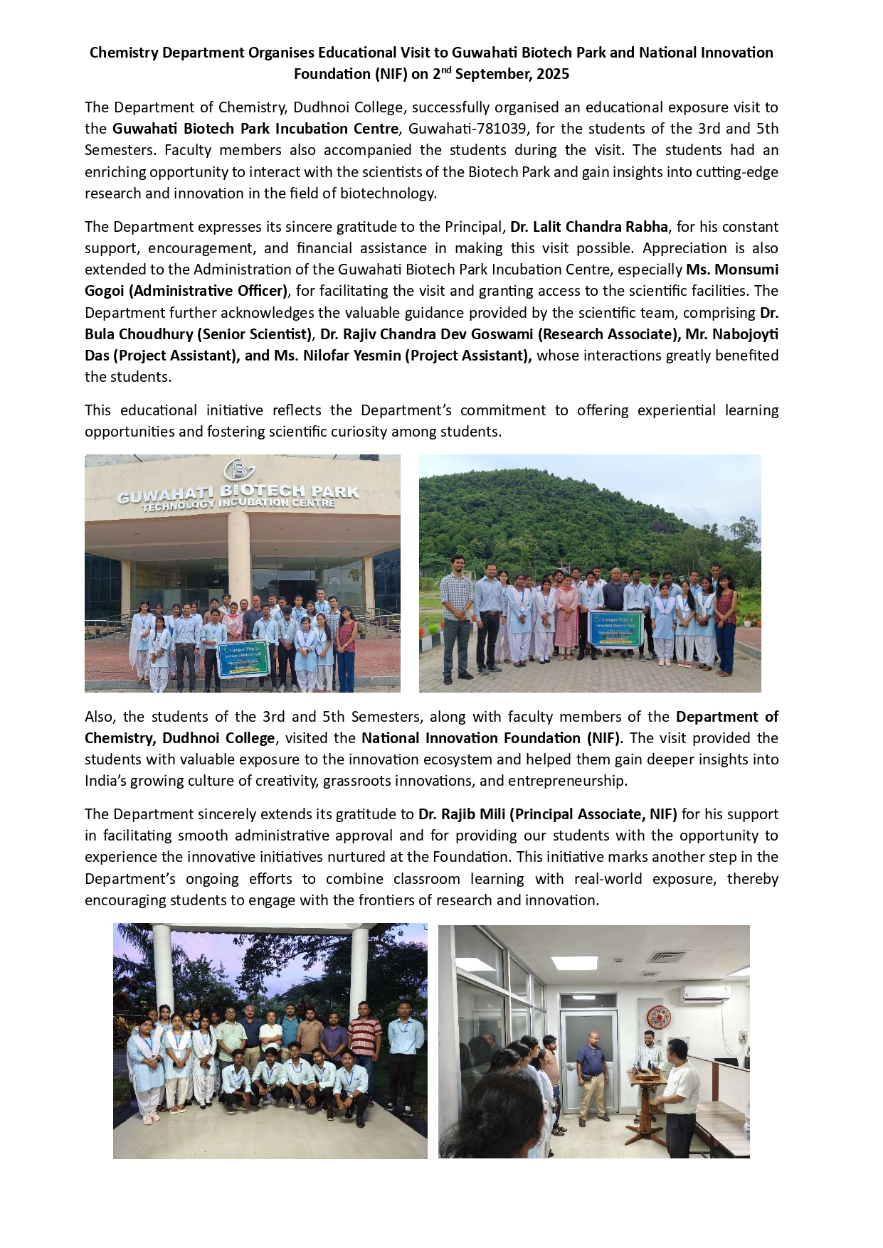 Dudhnoi College